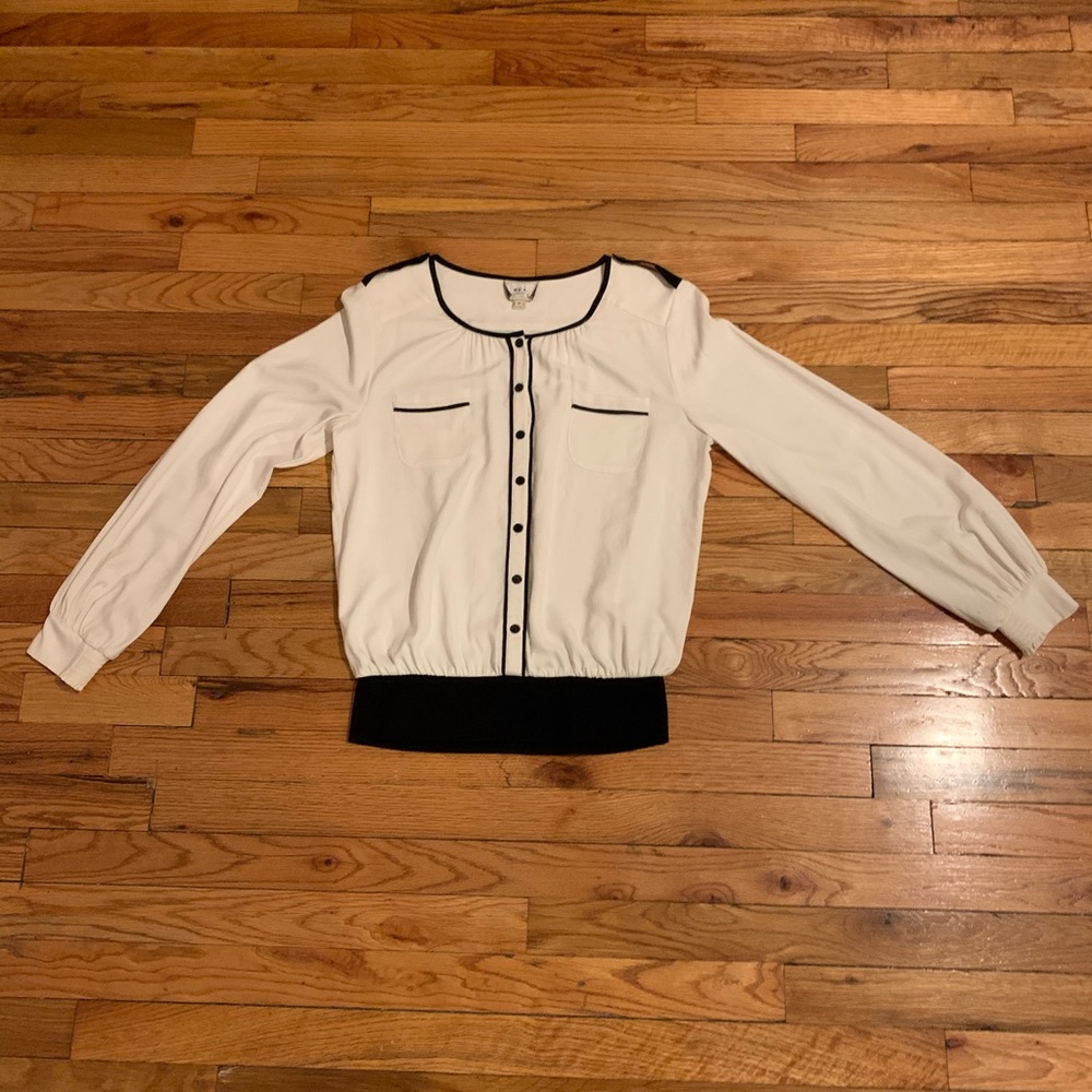 Macys button down dress top